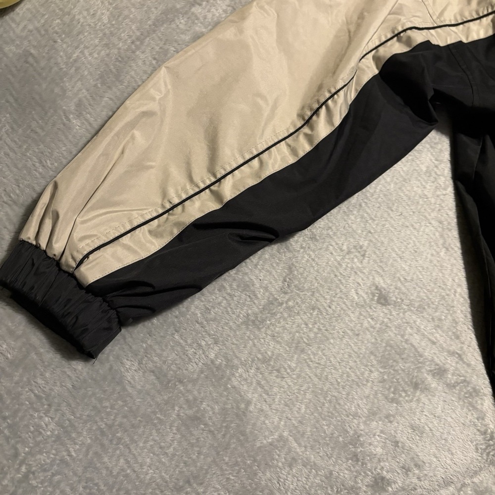 Kenpo Jacket Mens L Black Beige Windbreaker Full Zip Lightweight Vintage 1967 - Picture 12 of 14